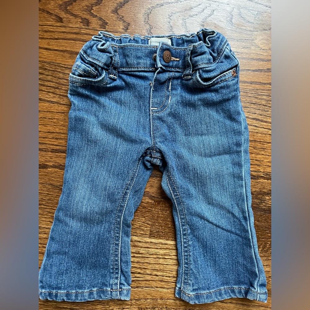 Children’s Place excellent used condition baby girl bootcut jeans